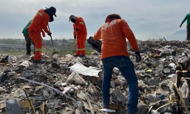 Refuerzan limpieza urbana en Guadalupe con retiro de más de 80 toneladas de residuos