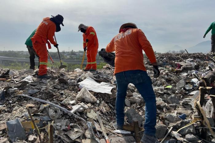 Refuerzan limpieza urbana en Guadalupe con retiro de más de 80 toneladas de residuos