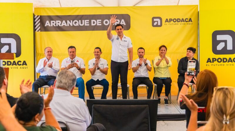 Arrancan en Apodaca obras viales por más de 275 MDP