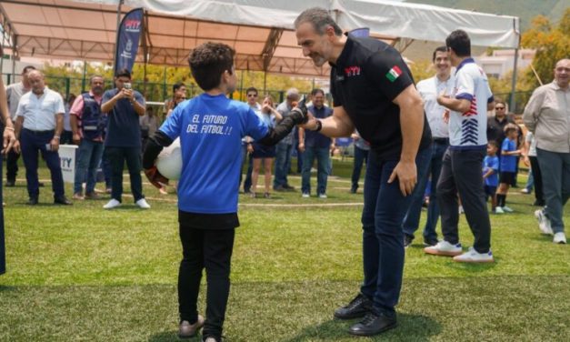 ENTREGA ADRIÁN DE LA GARZA REHABILITACIÓN DE PARQUE Y CAMELLÓN EN CUMBRES 5 SECTOR