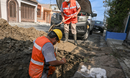 AGUA Y DRENAJE DESAZOLVA 475 MIL METROS DE TUBERÍA Y ATIENDE 20 MIL REPORTES